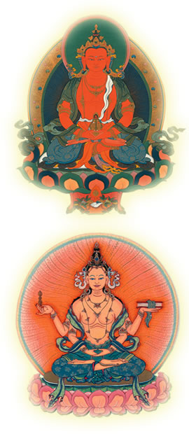 Amitayus and Prajnaparamita