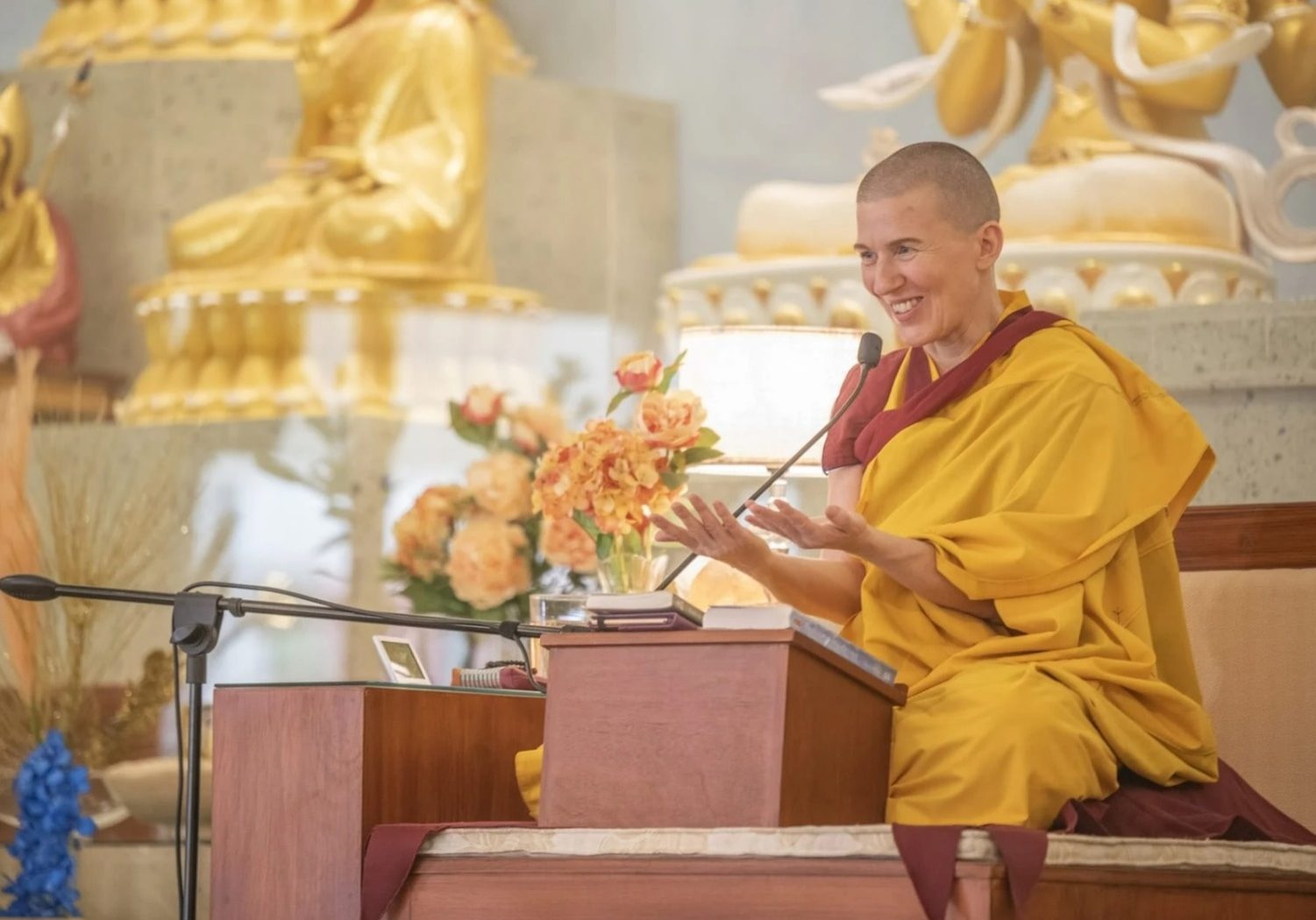 Gen Kelsang Sangden. Gen Sangden will lead the meditations during Spring Festival.